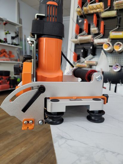 Слайдер с УШМ для прямого и реза под 45 градусов на шину