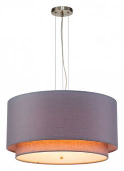 Подвесной светильник Indigo Nebbia 13020/3P Nickel