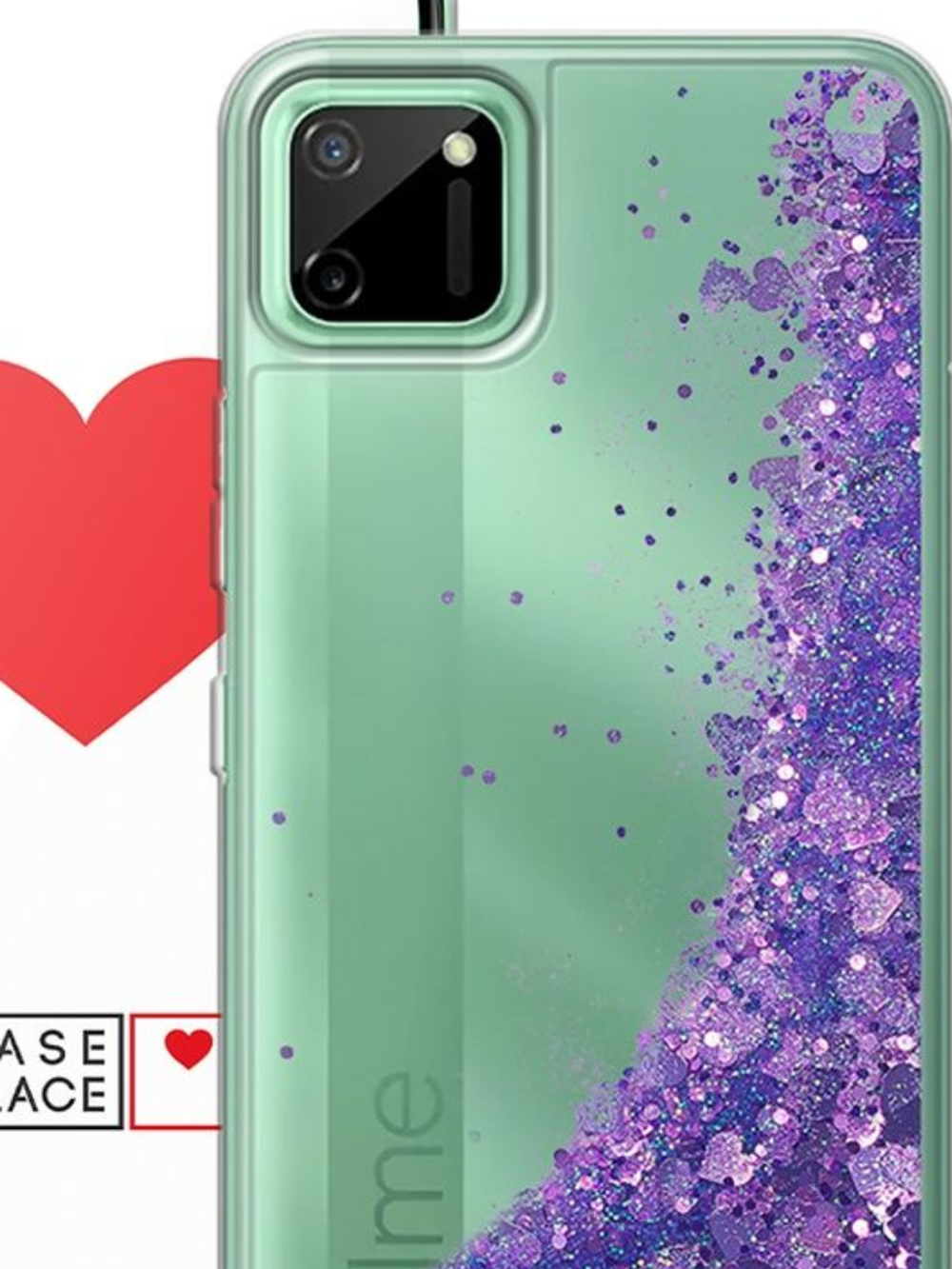 Накладка Realme C11 силикон антистресс green Fashion