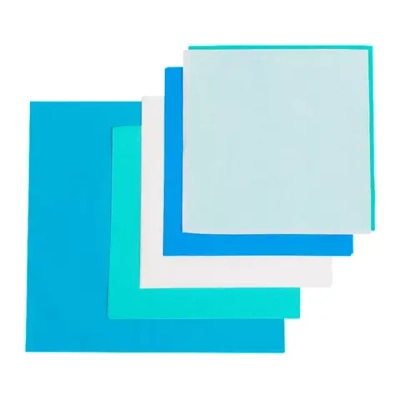 Бумага крепированная для стерилизации пар/газ стандартная Винар СтериТ УМК-C 60г/м2 500х500 мм белая/синяя 500 шт