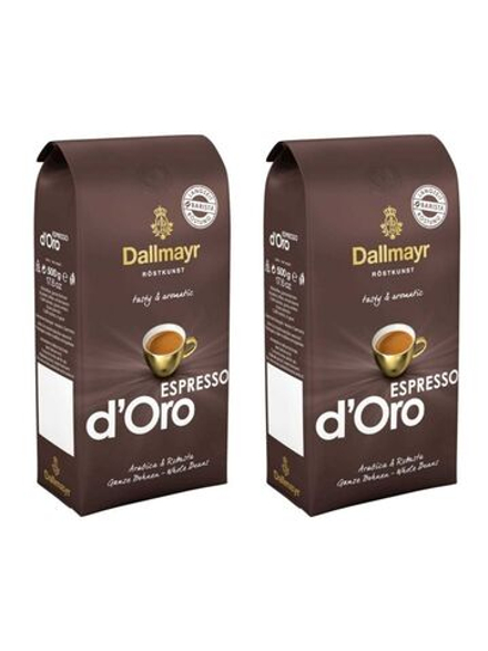 Кофе в зернах Dallmayr Espresso d'Oro, 1 кг (Даллмайер) х 2 шт