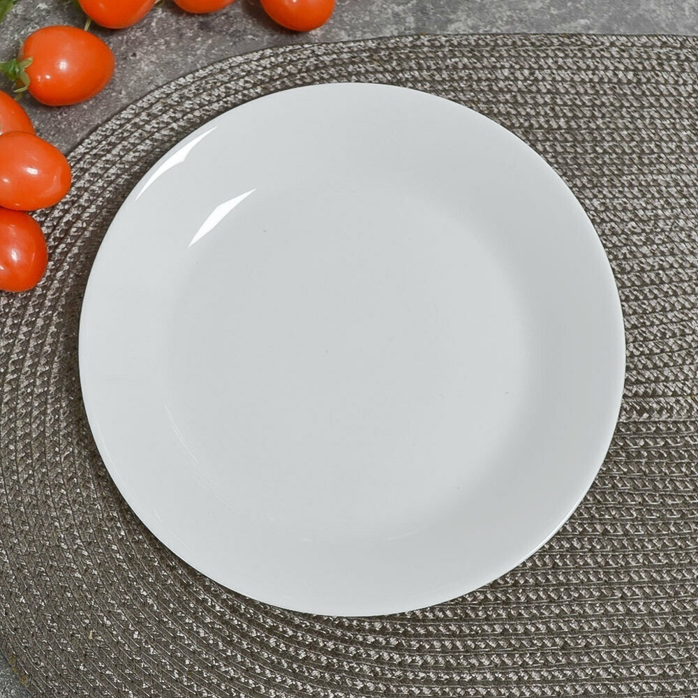 Тарелка десертная 19см Без деколи, стеклокерамика