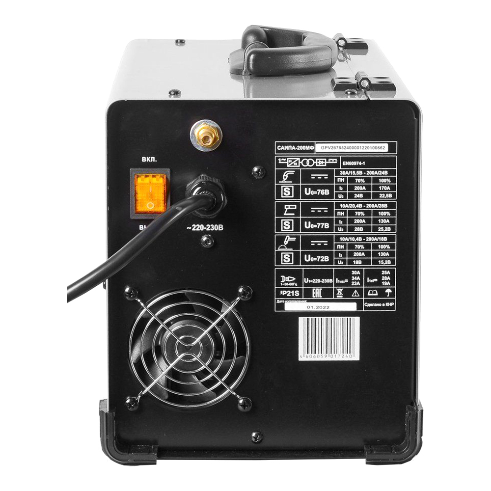 Сварочный полуавтомат инверторный Ресанта САИПА-200МФ