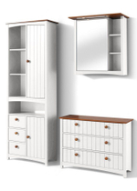 Комод  Паула деревянный белый из сосны