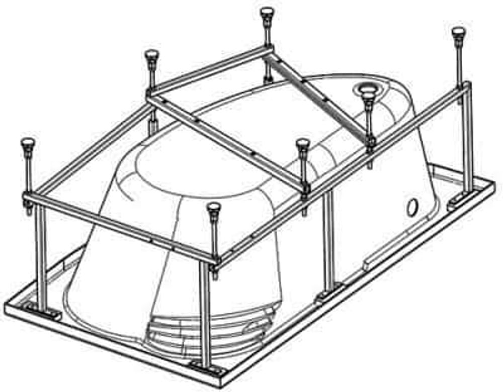 Монтажный комплект SANTEK ГОА 150Х100 1WH112428