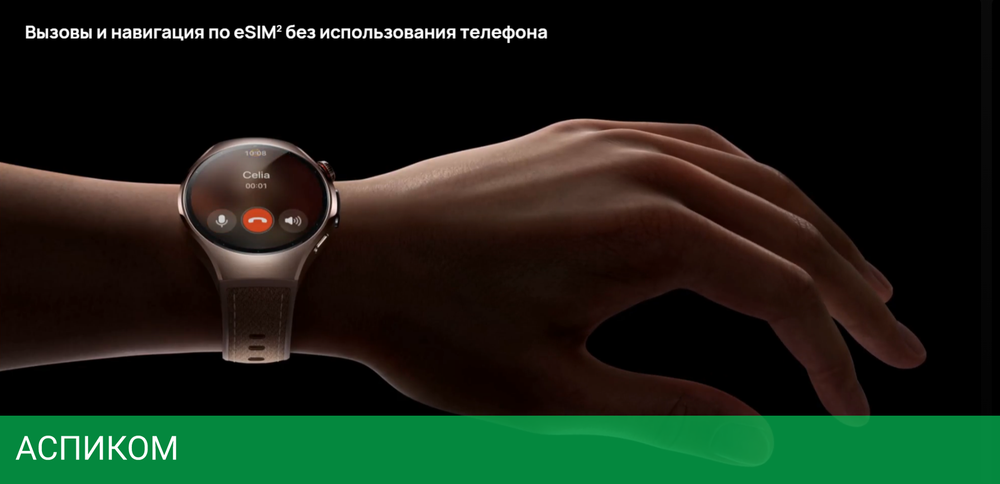 Умные часы Huawei Watch 5 46mm LTE Aerospace-Grade Titanium Case Brown Composite Strap RTS-AL00 (55020EVM)