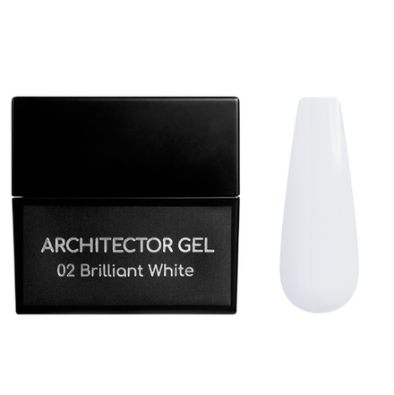 Irisk Architector Gel Jelly - Тиксотропный гель желе Brilliant White для ногтей, 15г