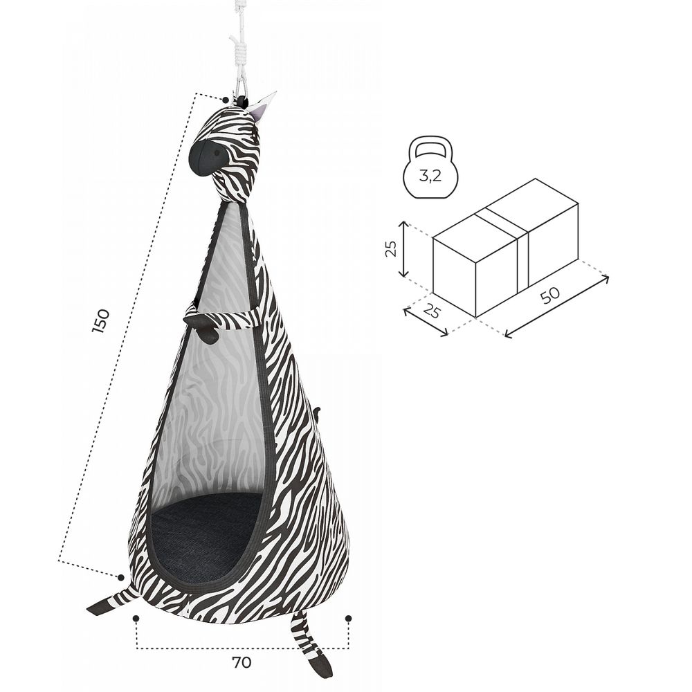 ROMANA Гамак «Зебра»
