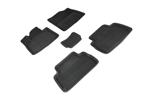 Коврики EVA 3D соты для Hyundai Santa Fe IV (5 мест) rest 2020-н.в., Seintex.96824