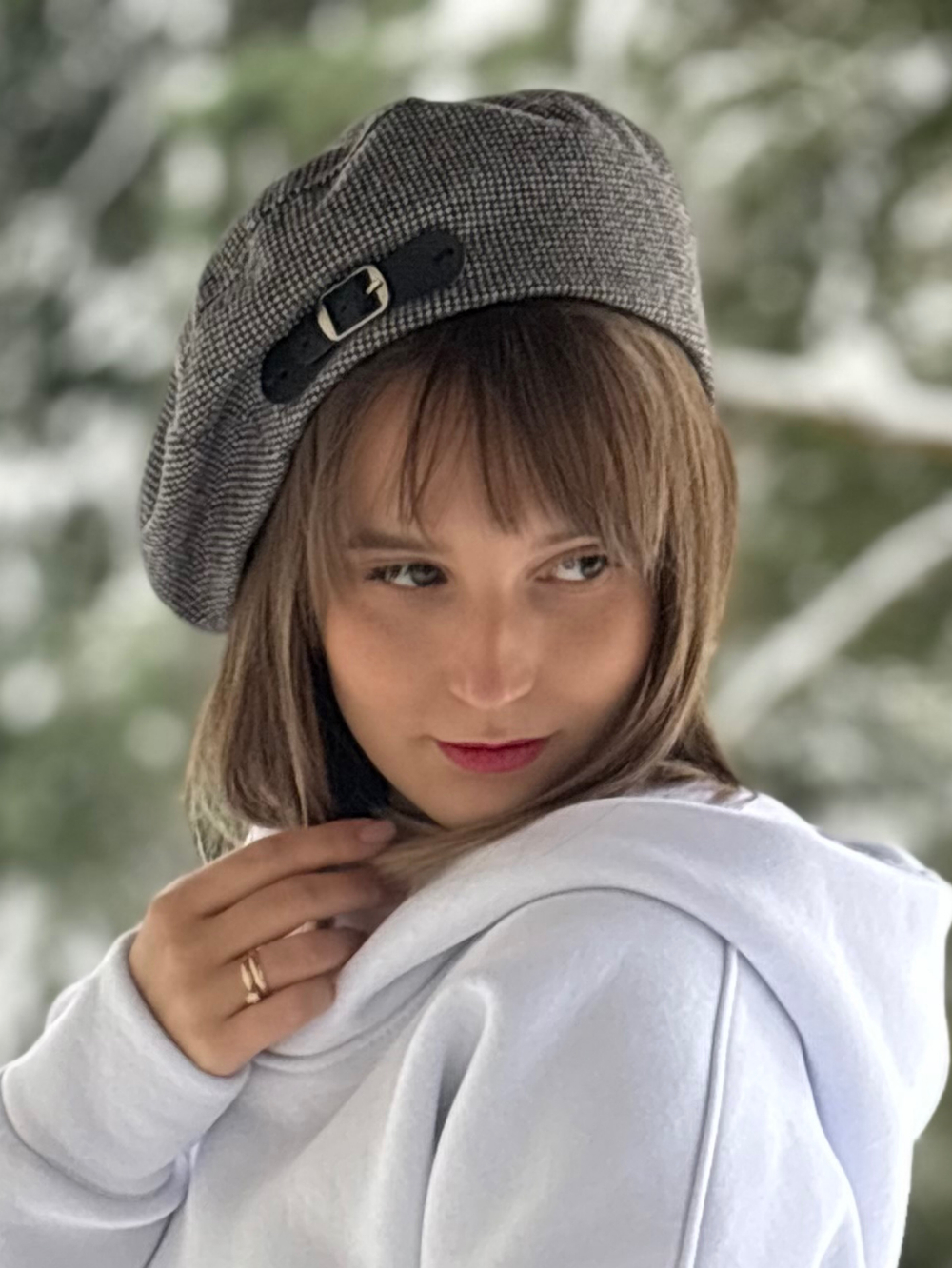 Берет /серый