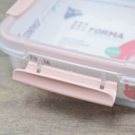 Контейнер 0,8л герметичный "Butterfly light" (розовый)