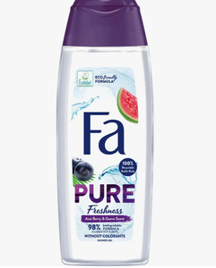 Гель для душа Fa Pure Organic, аромат ягод асаи и гуавы, 250 мл