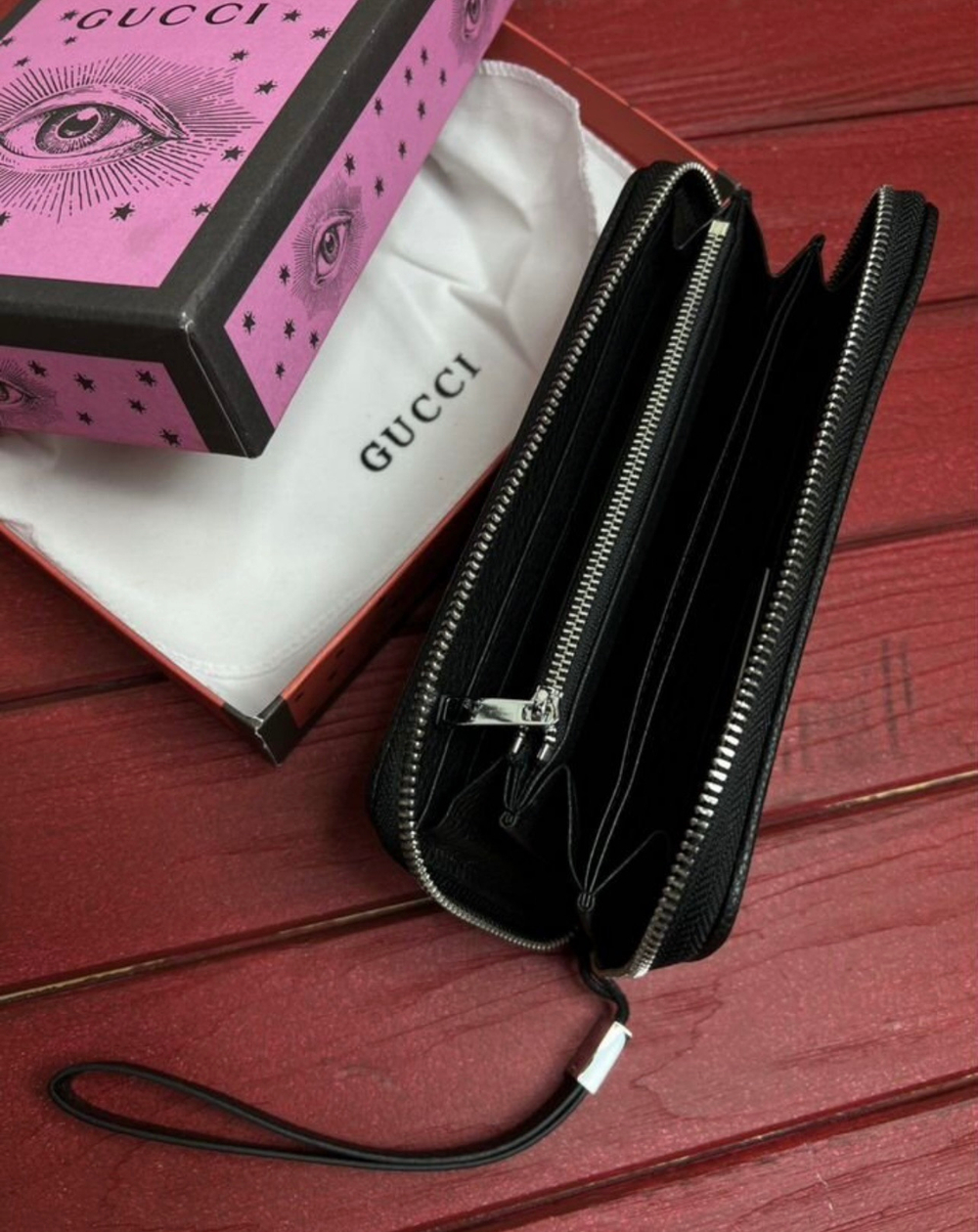 Кошелек на молнии Gucci премиум