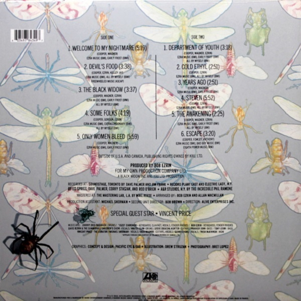 Alice Cooper / Welcome To My Nightmare (Limited Edition)(Clear Vinyl)(LP)