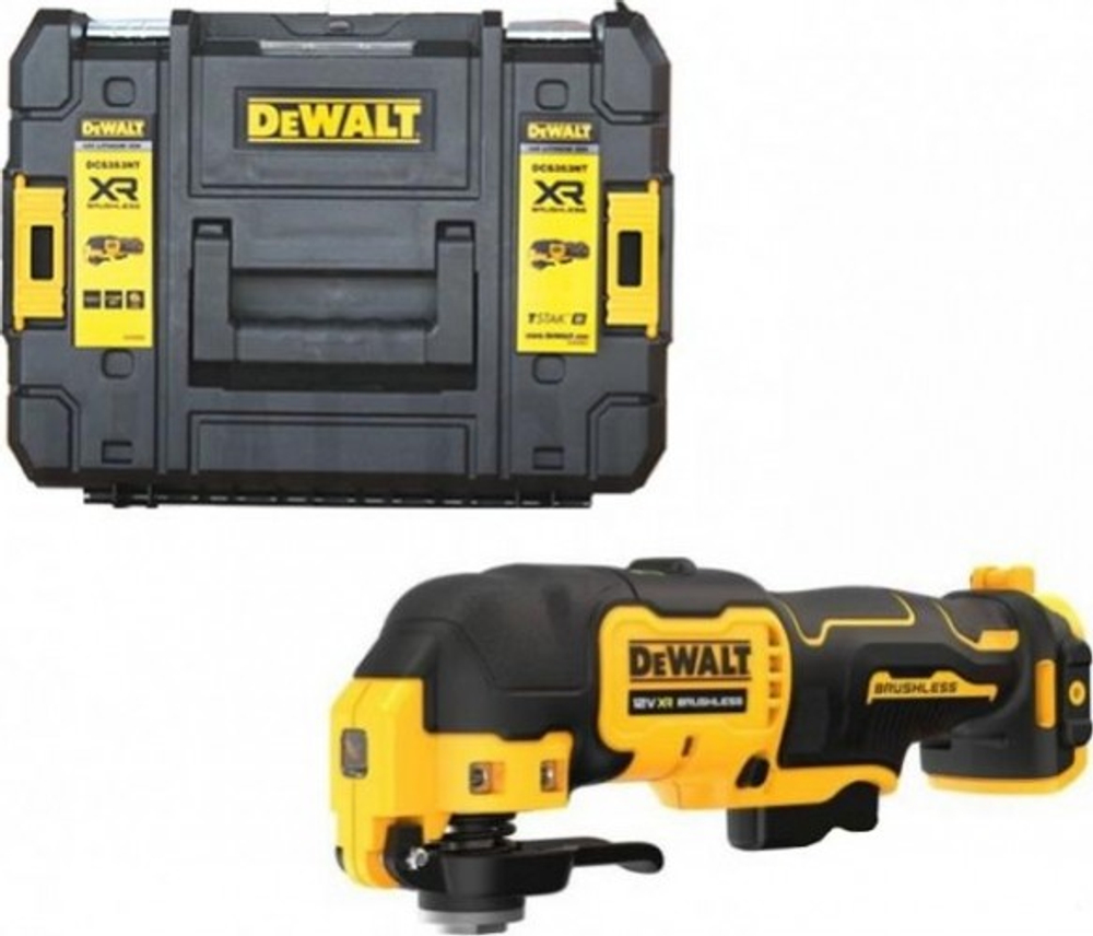 Многофункциональный инструмент аккумуляторный DeWALT DCS 353NT бесщеточный, без АКБ и ЗУ