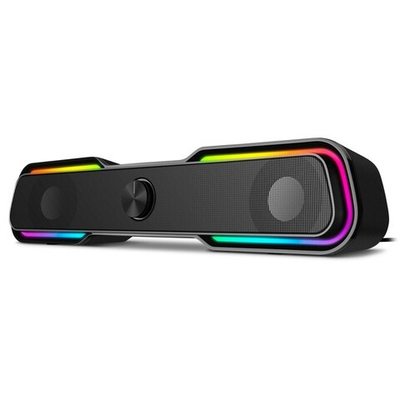 Саундбар SVEN АС SVEN 450, черный (10 Вт, питание USB, Bluetooth, подсветка)