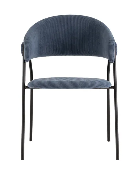 Стул Loop пыльно-синий вельвет