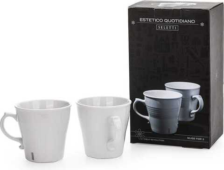 Набор кружек seletti estetico quotidiano, 2 шт., фарфор · арт. fabr 10575