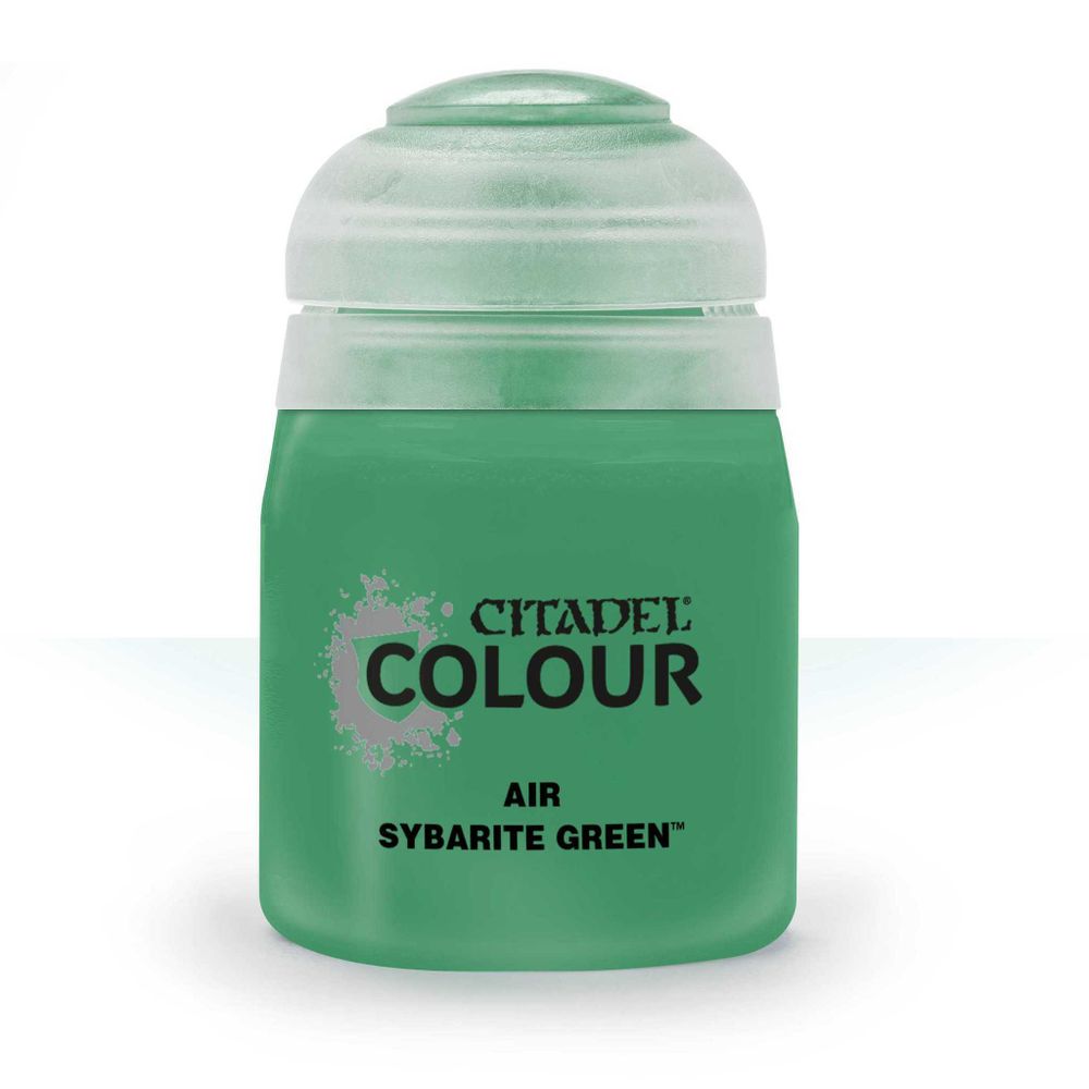 Краска акриловая Citadel Air для Аэрографа - Air: Sybarite Green (24ml) Краска акриловая Citadel Air для Аэрографа - Air: Sybarite Green (24ml)