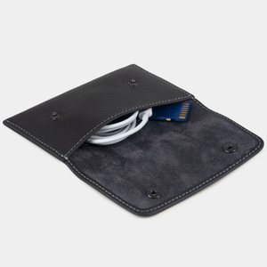 Кофр для украшений Medium из кожи теленка, черного цвета