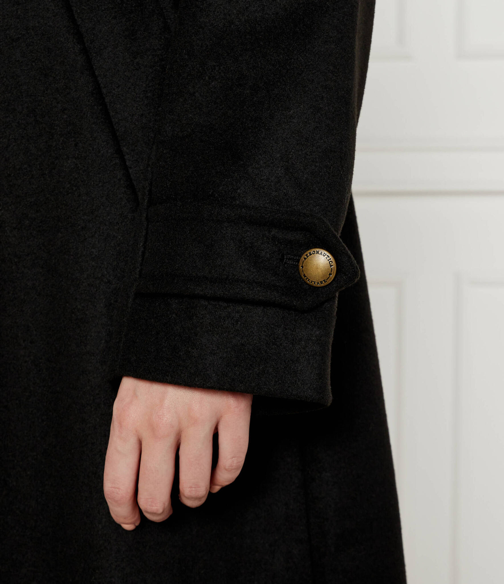 Пальто Aeronautica Militare - черный(AB2971DCT3403)