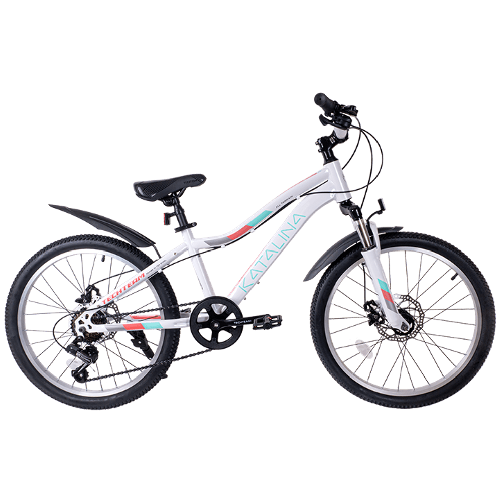 Велосипед TechTeam Katalina 20"х11" белый 2024