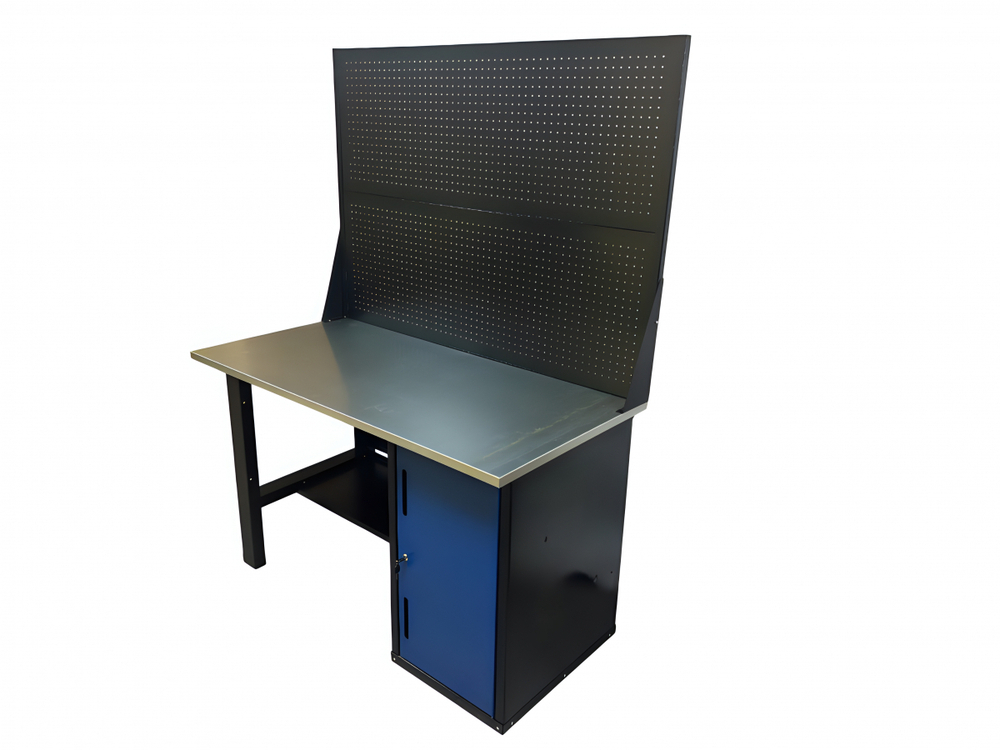 Верстак инструментальный GWT-V1400T2 Great Wolf, тумба с дверью, 2 экрана, 1400x700