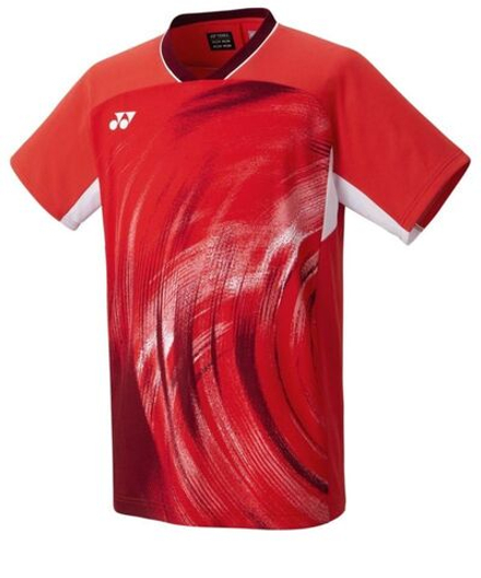 Теннисная футболка Yonex Crew Neck - Red