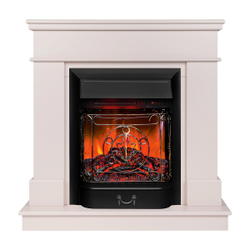 Электрокамин RealFlame Selena STD PN пудра с очагом Majestic Lux Black RC