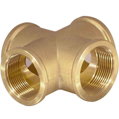 Крестовина латун 1"Гх1"Гх1"Гх1"Г  ViEiR  (30/3шт)