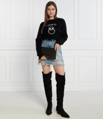 Кожаный клатч FLAT CLASSIC VITELLO SETA+VE Pinko - черный(100455 A17M)