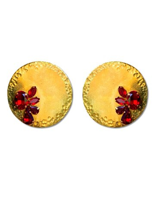 Серьги ЗЕРКАЛО со стразами (под заказ)