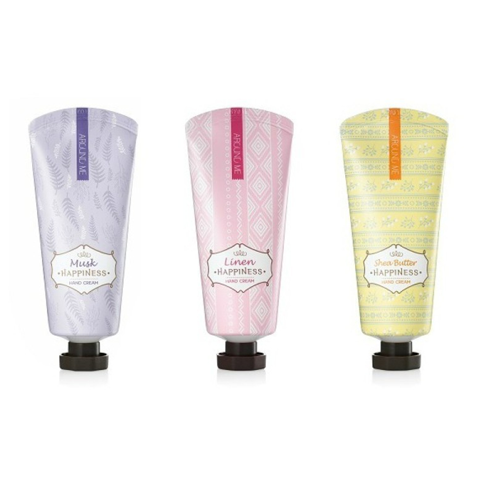 Welcos Around Me Happiness Hand Cream Shea Butter крем для рук с маслом Ши