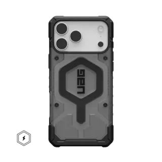 UAG Pathfinder Clear with MagSafe Series Case for Apple iPhone 17 Pro Max Ash/Black (Чёрный)