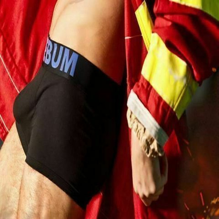 Мужские трусы боксеры черные Aussiebum Flame Scorch Hipster