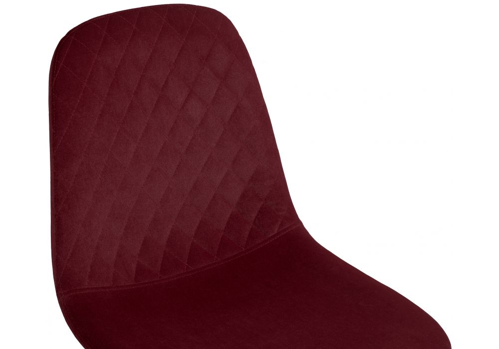 Стул на металлокаркасе Dabl wine red