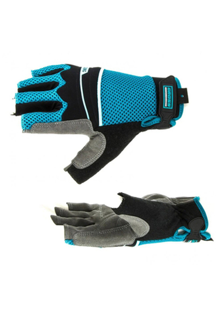 Перчатки комбинированные облегченные, открытые пальцы AKTIV, Gross