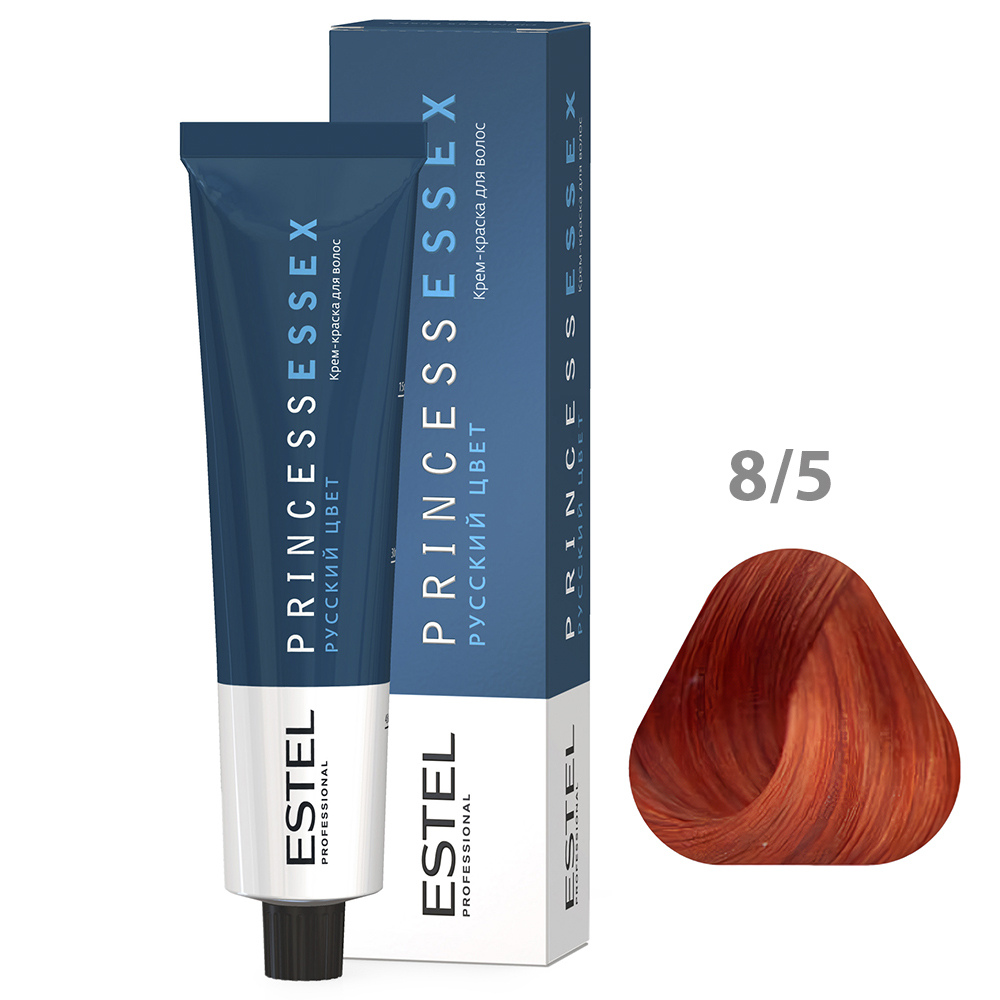 ESTEL PRINCESS ESSEX Крем-краска для волос, 8/5 светло-русый красный, 60 мл