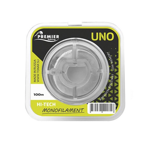 Леска UNO 0,50mm/100m F.Yellow Nylon PREMIER fishing (PR-U-Y-050-100)
