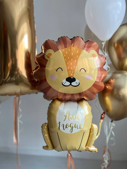 Воздушные шары лев на годик №2718