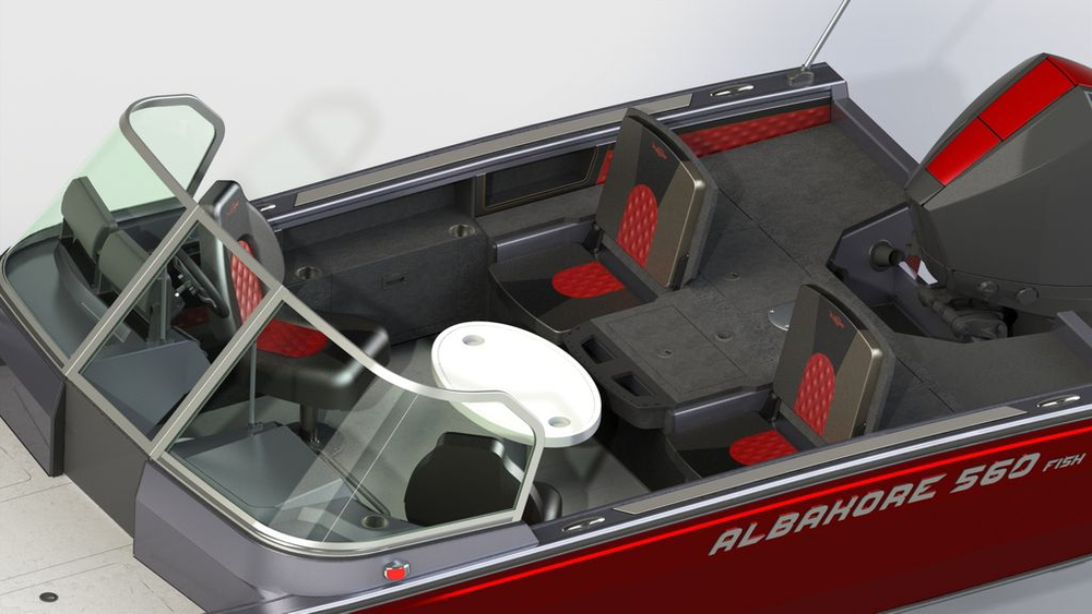 Катер-лодка алюминиевая ALBAKORE 560 Fish
