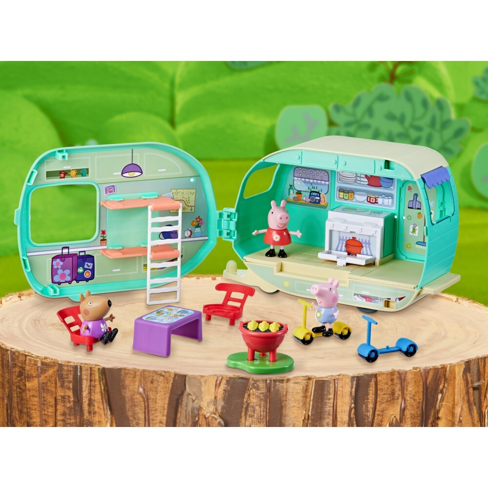 Hasbro Peppa Pig - Караван Свинки Пеппы + 3 фигурки F8863