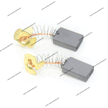 Электроугольная щетка 5х11х17 Пружина, пятак-уши (для СВ 302)