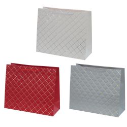 GAEM Пакет подарочный (бумага 210г/м2, блок 12шт), L31 W12 H26 см, 6в.