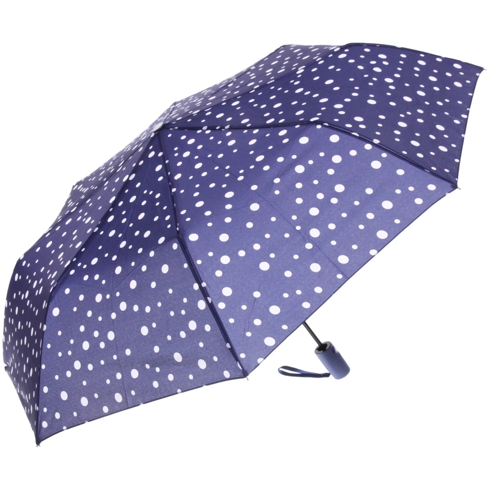 Зонт женский полуавтомат «Капли дождя», микс 6 цветов, 8 спиц, d-100см, длина в слож. виде 30см