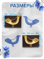 Комбо штамп деревянные 001, 118