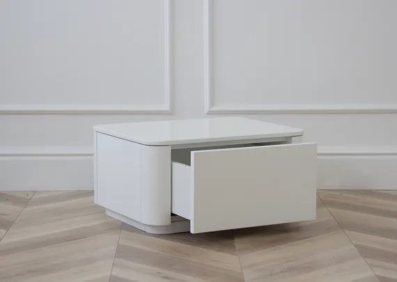 Тумба прикроватная Tammi 1 ящик (белый)