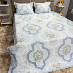 КПБ Кит С Одеялом МУН ШЕЛК 2сп АКЦИЯ !!! (от 10шт цена 5900тн)