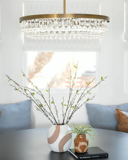 Золотая круглая люстра “Асуан”