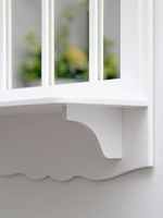 Декор для дома и интерьера зеркало настенное с полкой 30*50 см